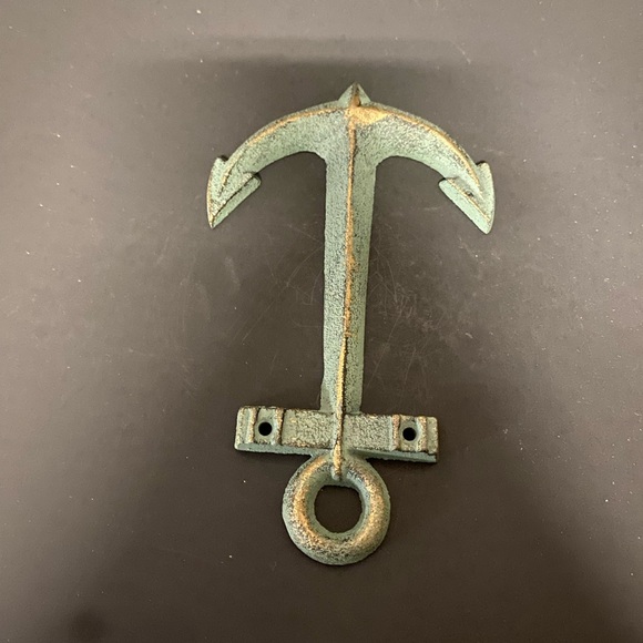 Rustic  Cast Iron Anchor Wall Decor Vintage - Picture 3 of 6